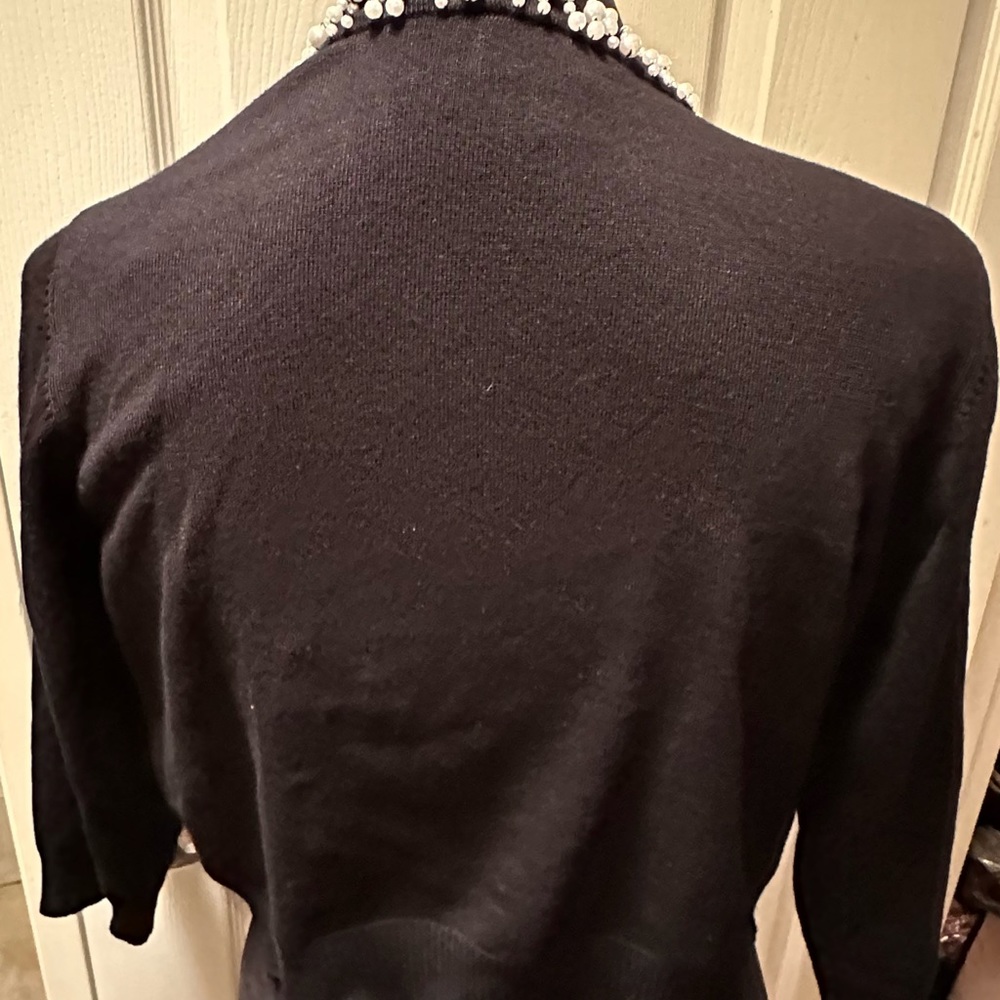 Open Front Cropped Cardigan - Picture 4 of 4